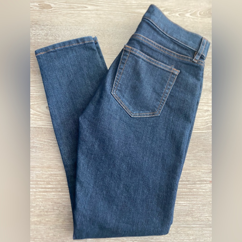 NWOT LOFT Petite Dark Blue Modern Skinny Jeans